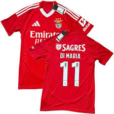 Soccer Benfica Ángel Di María 11 Jersey