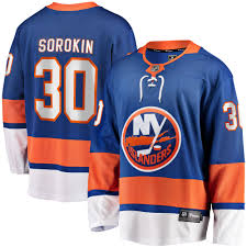 Hockey New York Islanders Ilya Sorokin 30 Jersey