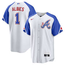 Baseball Atlanta Braves Ozzie Albies 1 Jersey
