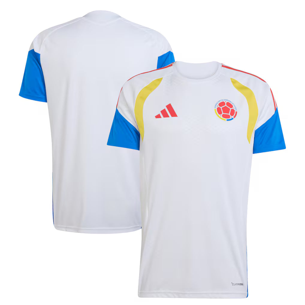Colombia National Team FIFA x World Cup 2026 Tiro Away Training Jersey - White