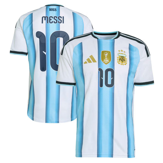 Lionel Messi Argentina National Team FIFA x World Cup 2026 Home On Field Authentic Jersey - White