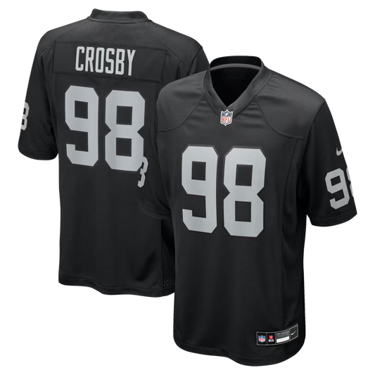Football Las Vegas Raiders Maxx Crosby 98 Jersey
