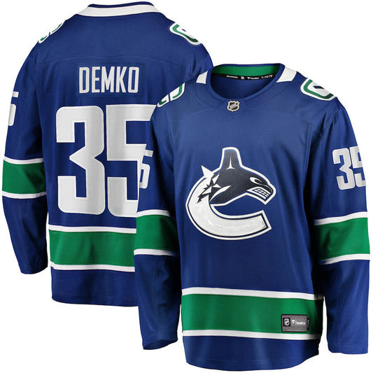 Hockey Vancouver Canucks Thatcher Demko 35 Jersey