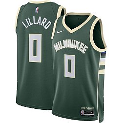 Basketball Milwaukee Bucks Damian Lillard 0 Jersey